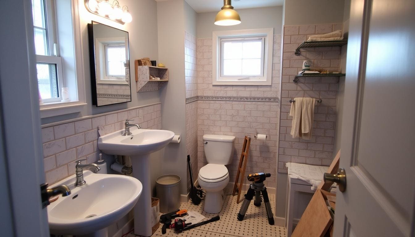 Small Bathroom Renovation Costs in Tinton Falls