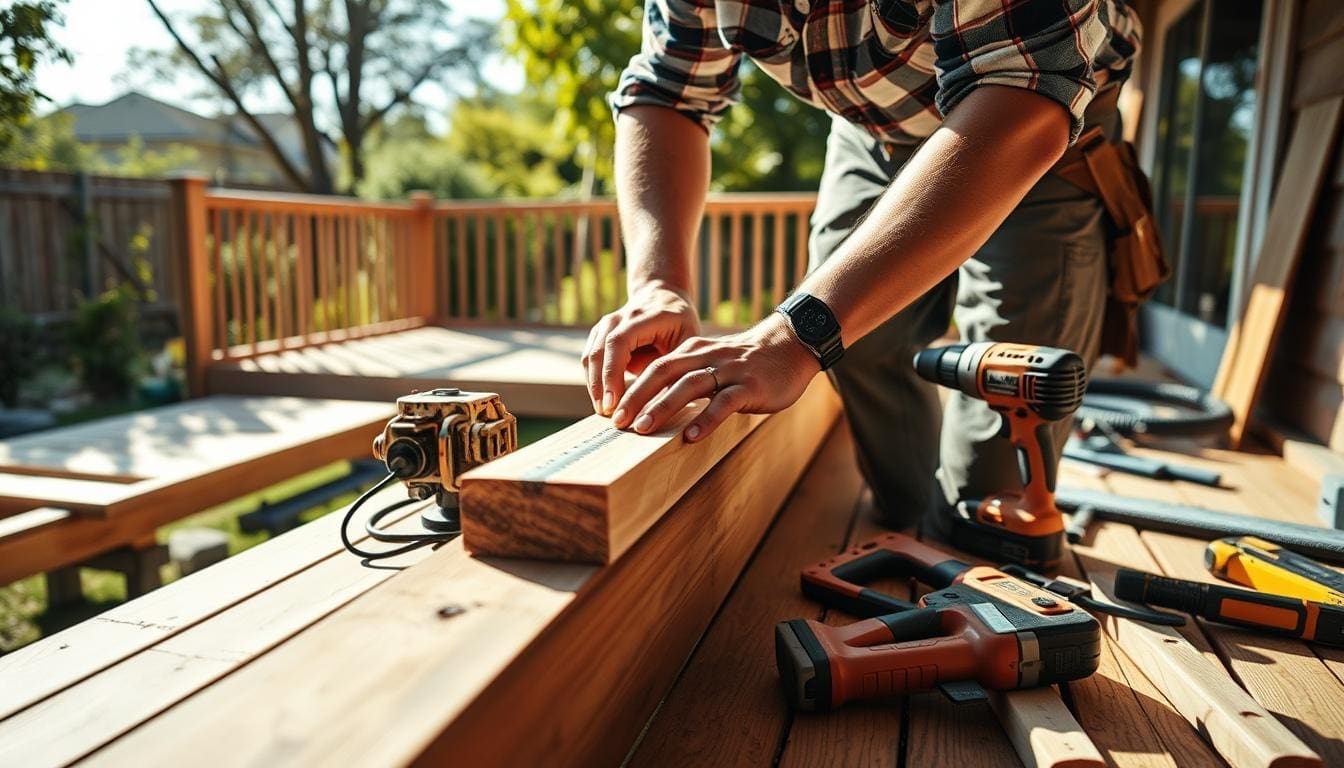 wooden deck builder in Tinton Falls